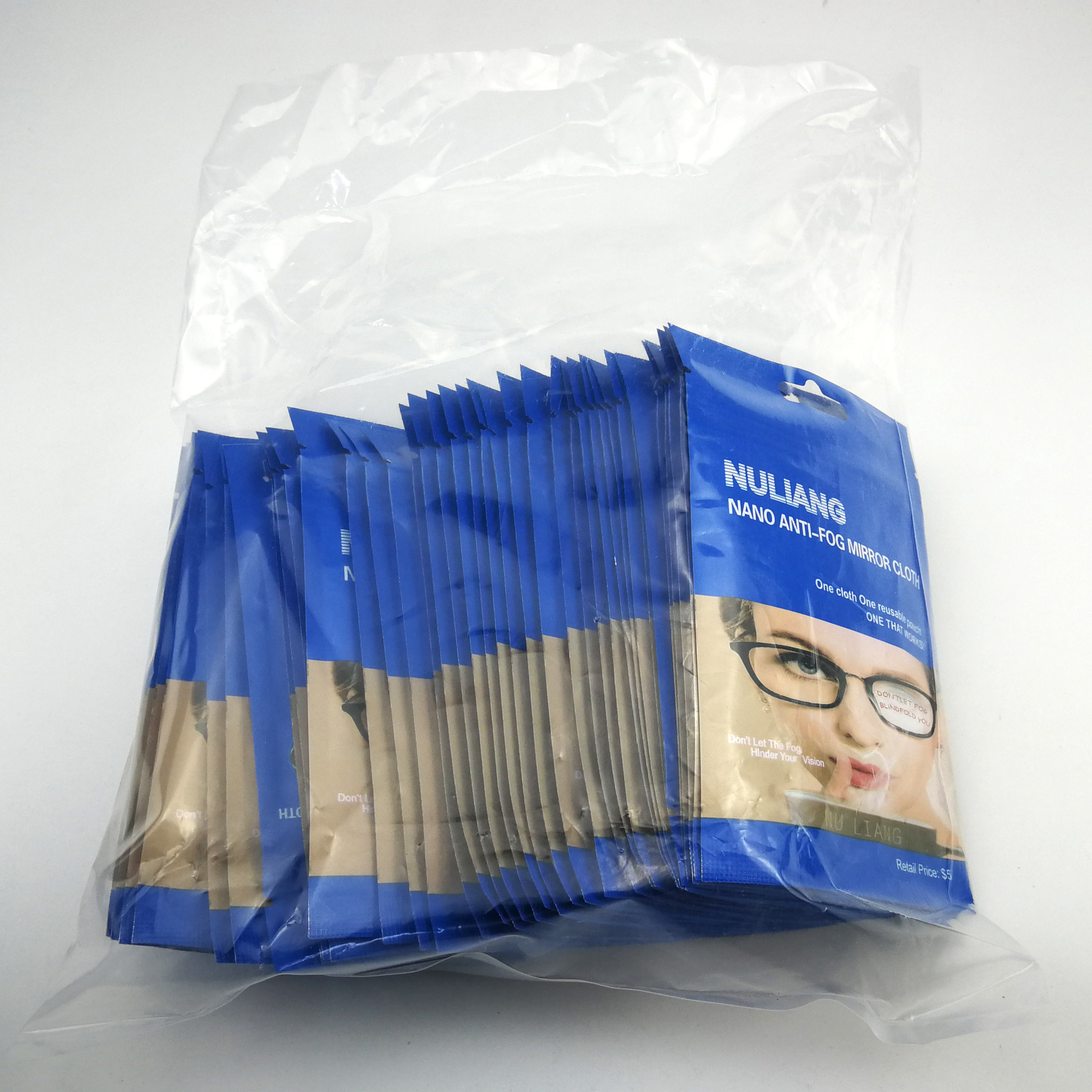 欧也妮贴牌防雾眼镜布