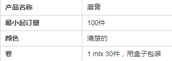 瓶上玻璃彩虹色圆形唇彩