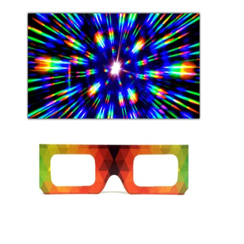 定制标志纸浮雕3D眼镜