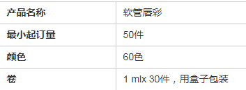 定制糖果挤压管水果味闪光透明唇彩