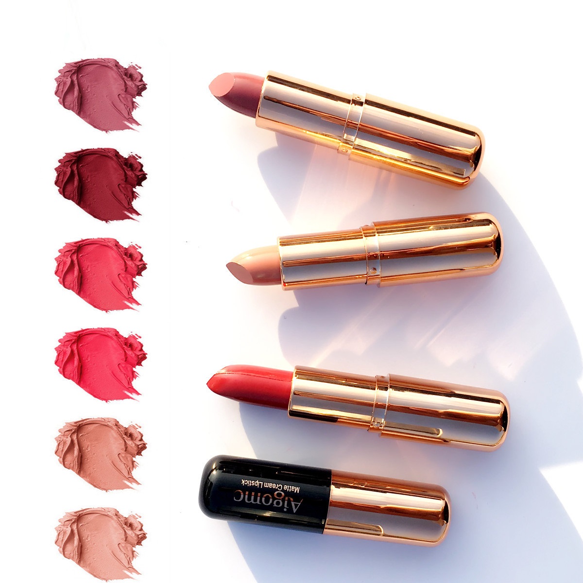 Cheap Bulk Products Fashion Color Lipsticks Makeup Lipstick Free Shipping Lip Sticks