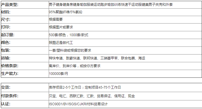 健身房运动跑步瑜伽训练快速干男士夹克