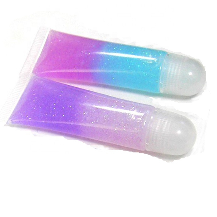定制糖果挤压管水果味闪光透明唇彩