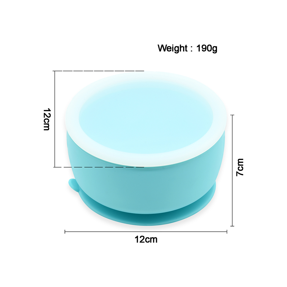 BPA Free Toddler First Stage Self Feeding Suction Silicone Baby Bowls