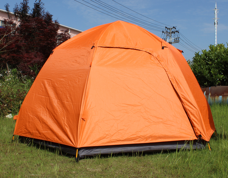 厂家直销价格5-7人拉格折叠野营帐篷