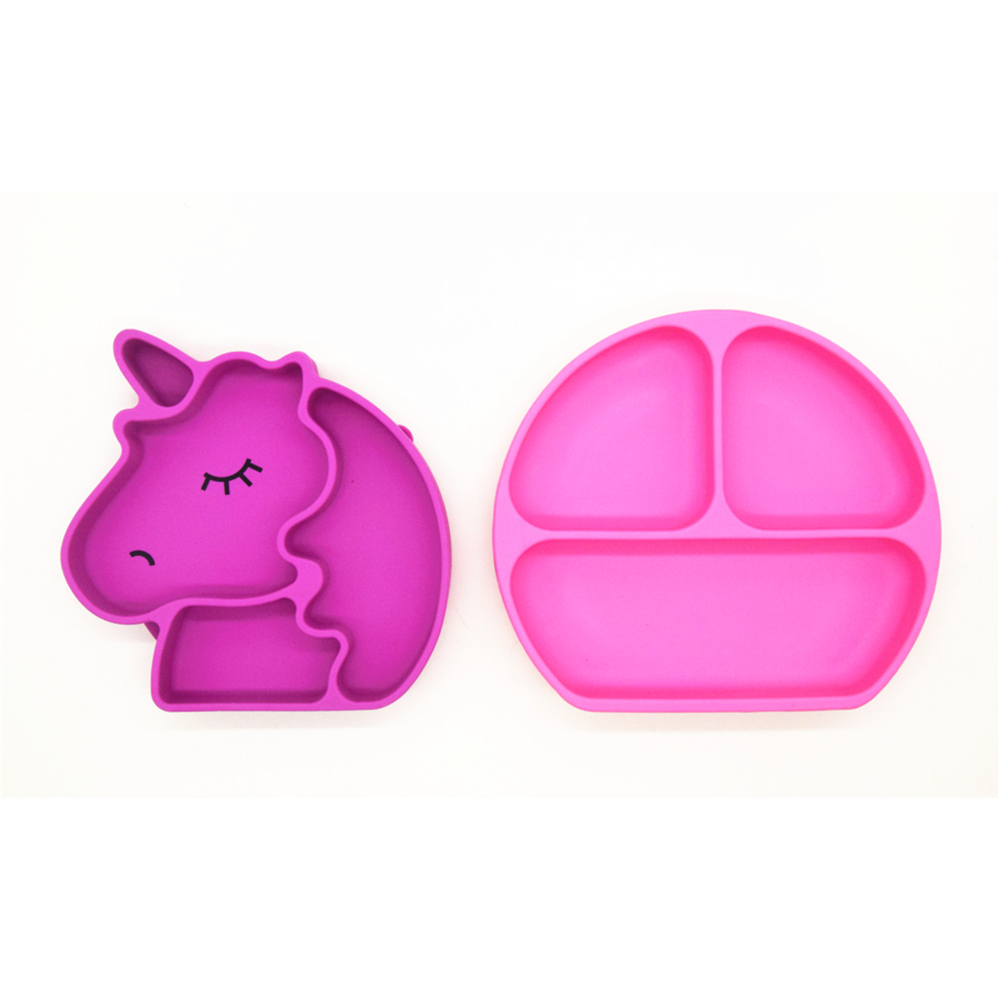 Kids Table Placemat Silicone Baby Plate
