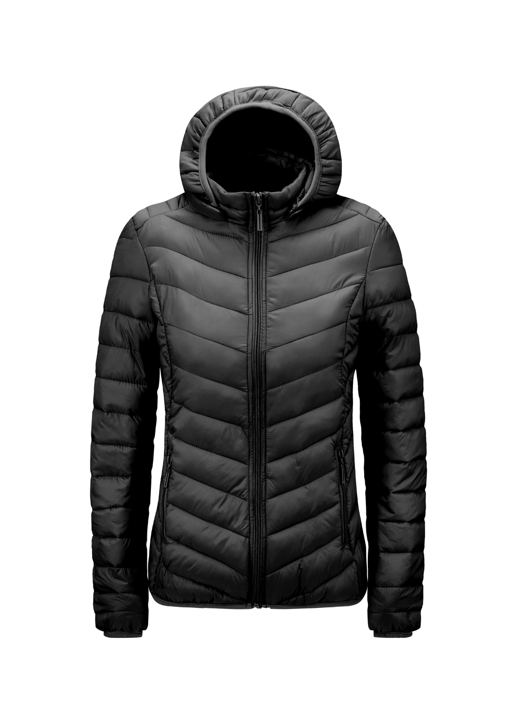 Slim, warm, soft and light down jacket for ladies