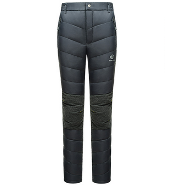 Winter waterproof down pants for ladies