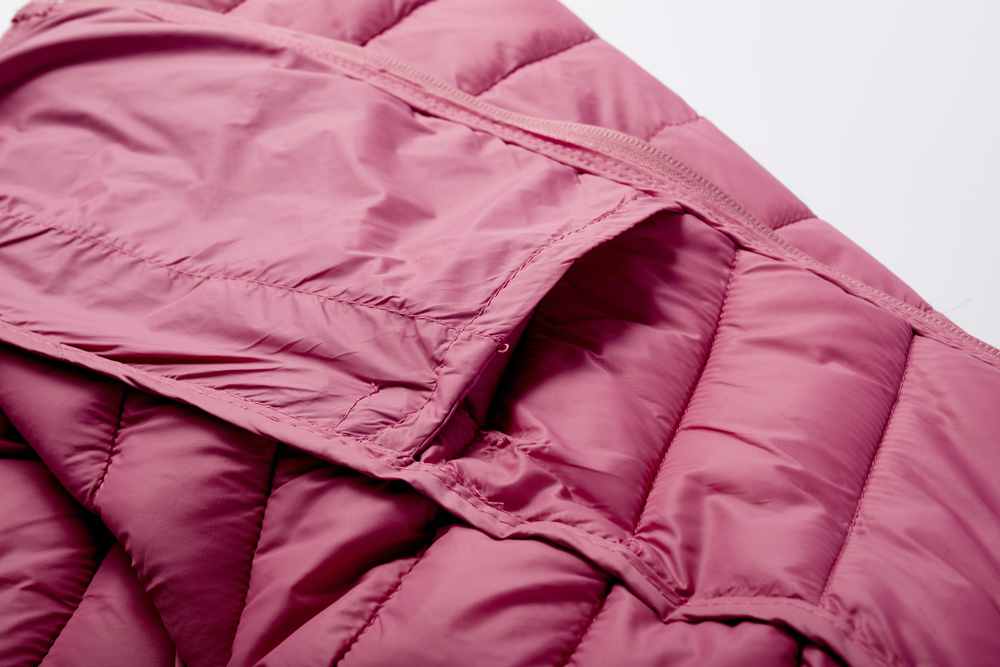 Slim, warm, soft and light down jacket for ladies