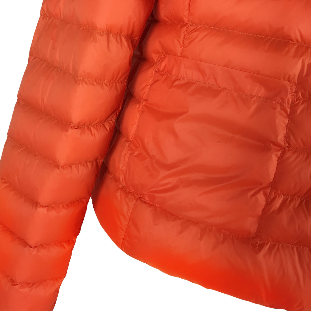 Wholesale Manufacture Packable OEM Ultralight Casual Plain Dyed Duck Light Down Jacket for Girls 