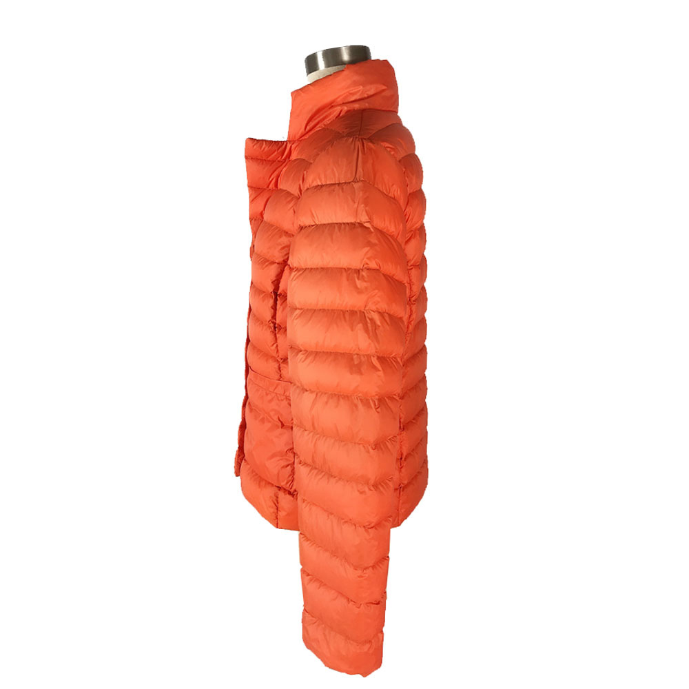 Wholesale Manufacture Packable OEM Ultralight Casual Plain Dyed Duck Light Down Jacket for Girls 