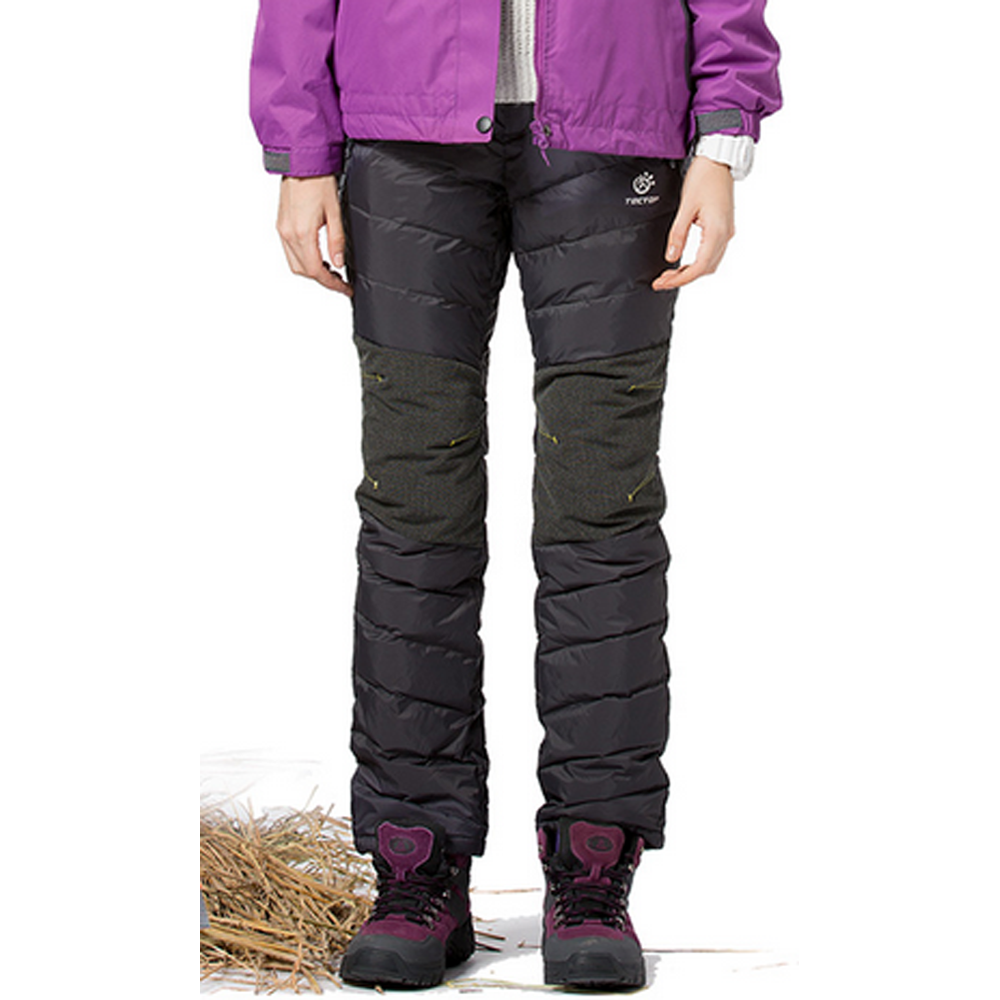 Winter waterproof down pants for ladies