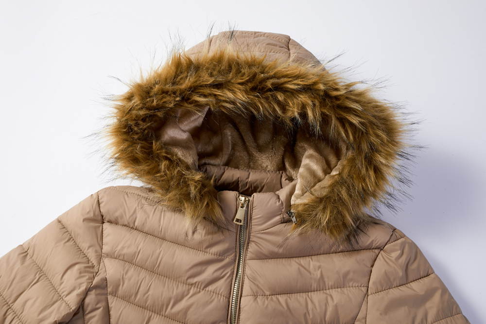Winter ladies down jacket made in China in Jacktown