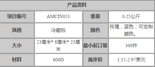 廉价卡通女孩野餐包