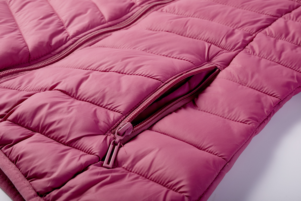 Slim, warm, soft and light down jacket for ladies