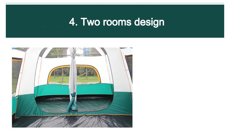 欧式8人大型豪华帐篷