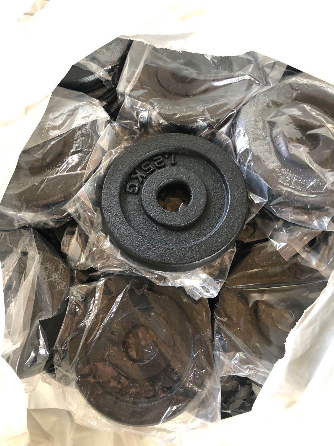 高品质铸铁镀铬杠铃