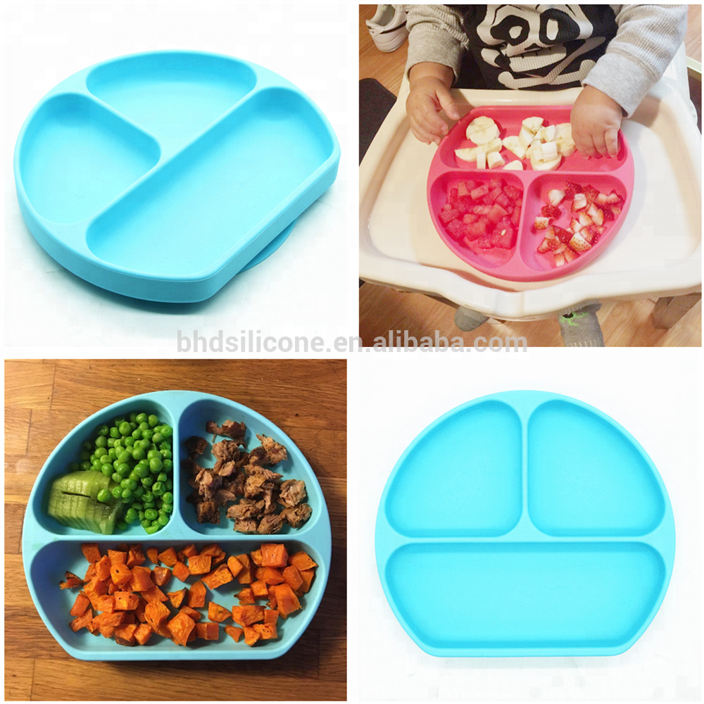 Kids Table Placemat Silicone Baby Plate