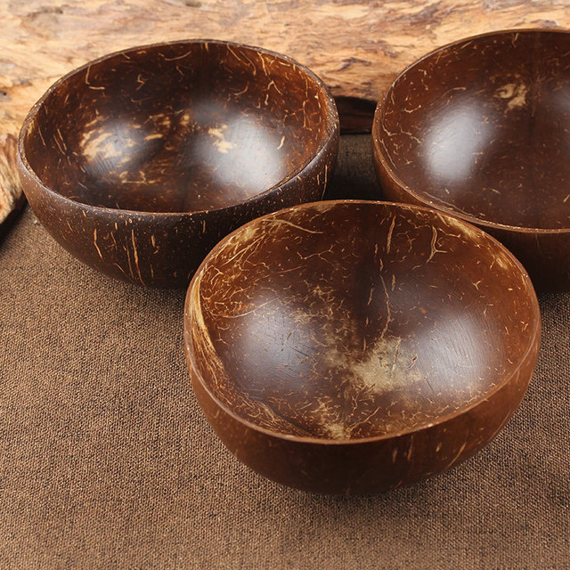 100% Eco-friendly Handicraft Decoration Vietnam Coconut Shell Bowl 
