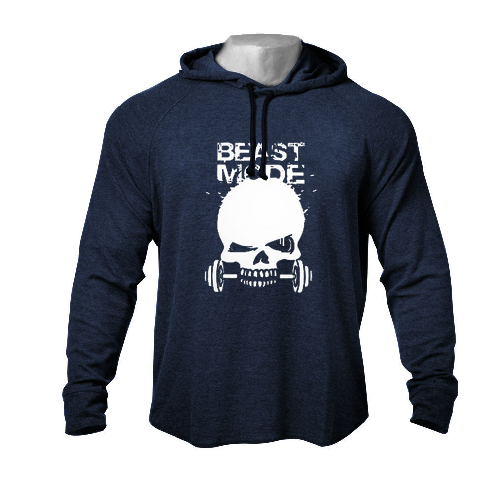 African printed style men's hooded