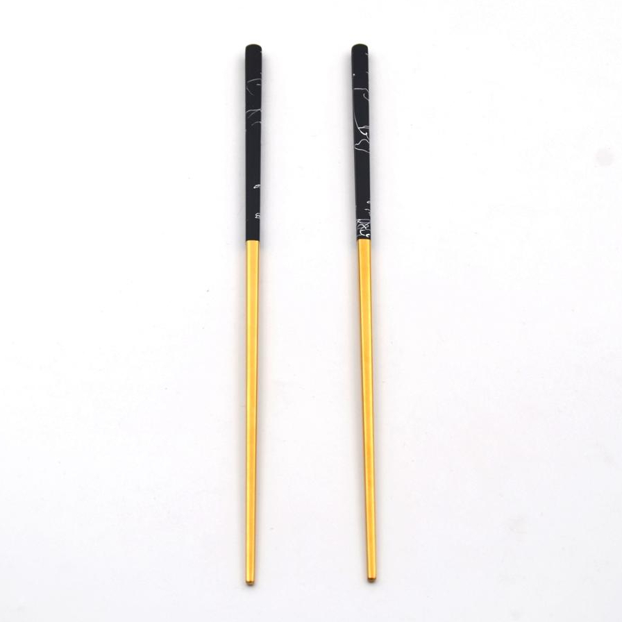 Fancy gold-plated luxury Southeast Asian chopsticks