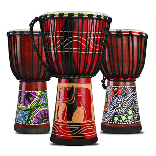 Selling traditional instruments djembe African drum