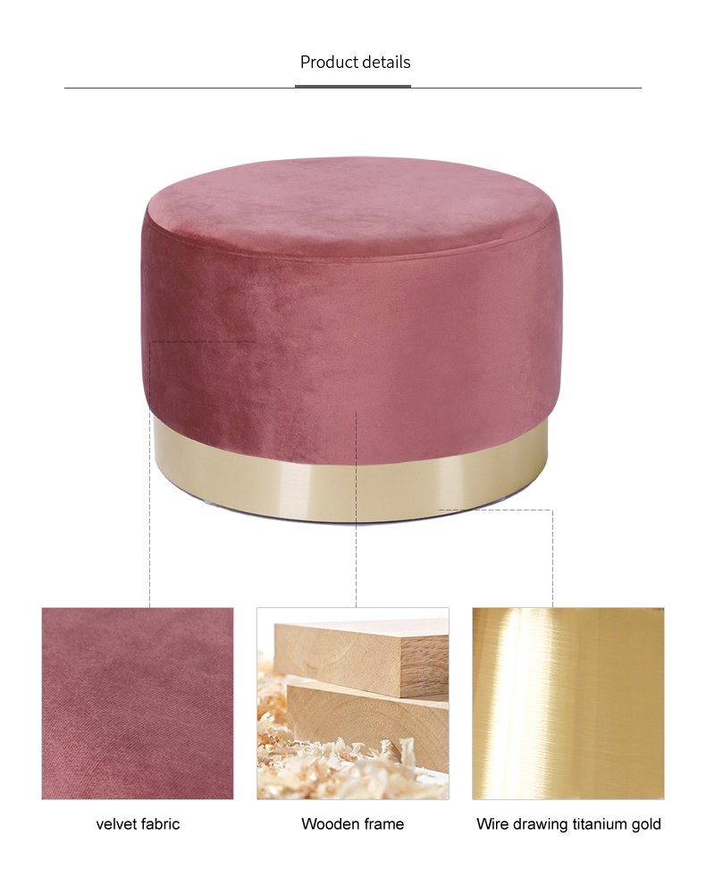 Circular cake fashion creative makeup stool