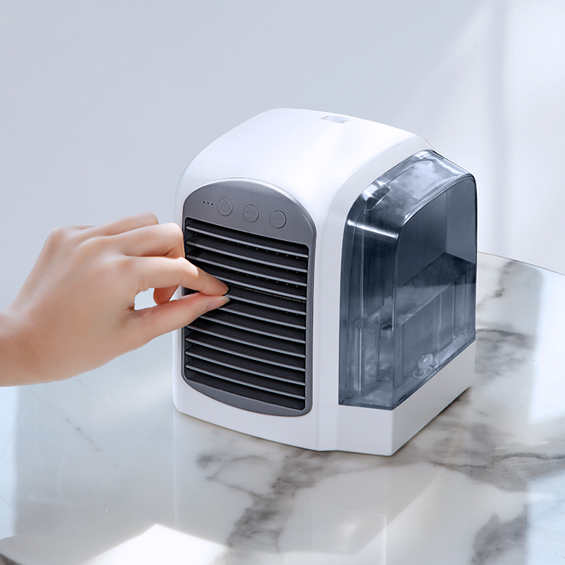 Portable water-cooled mini air conditioning fan
