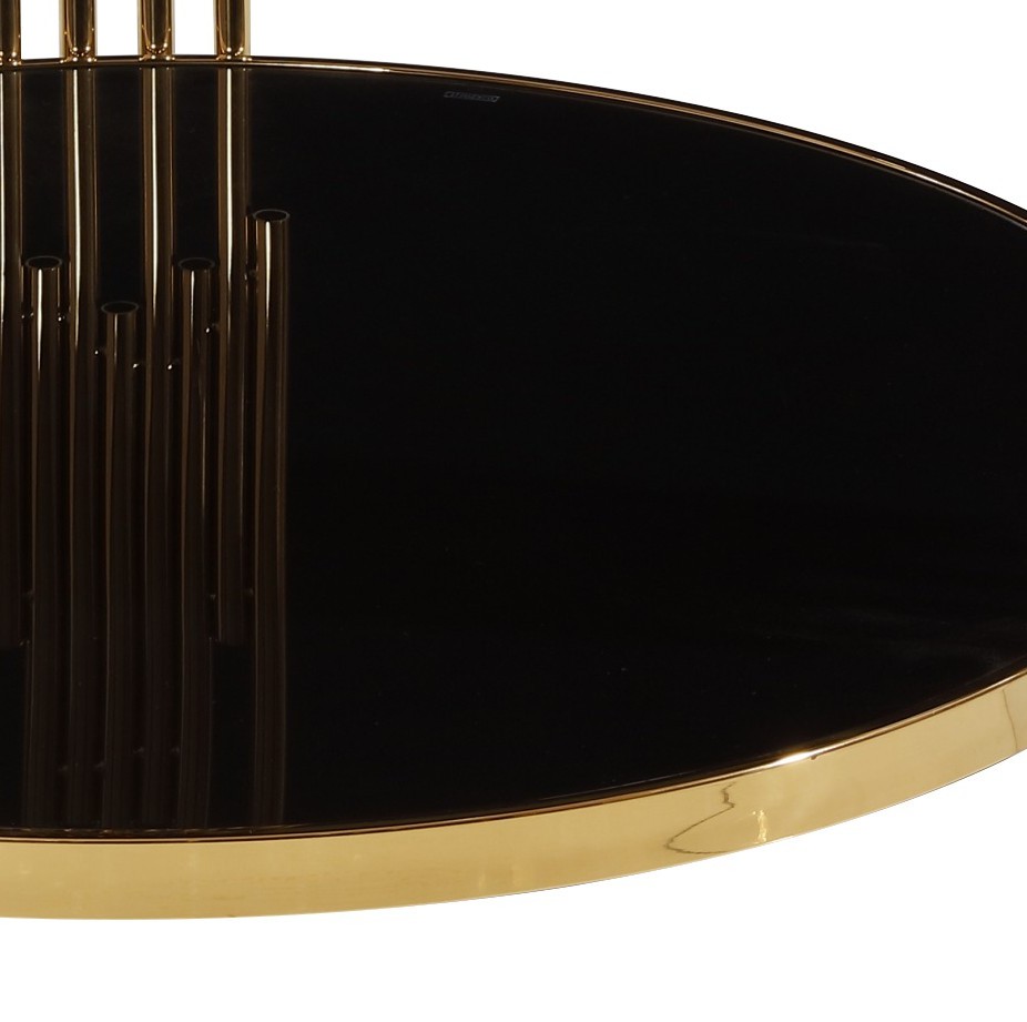 Modern top gold stainless steel Thailand coffee table