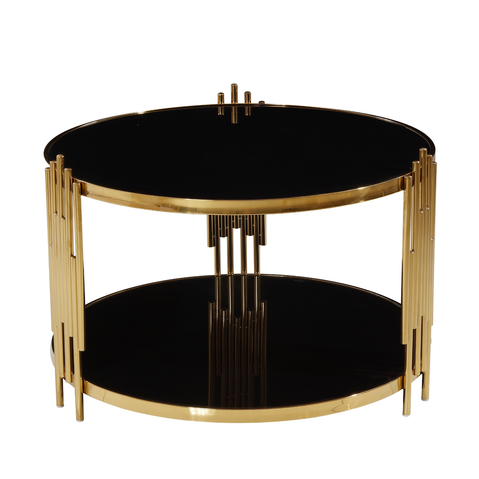 Modern top gold stainless steel Thailand coffee table