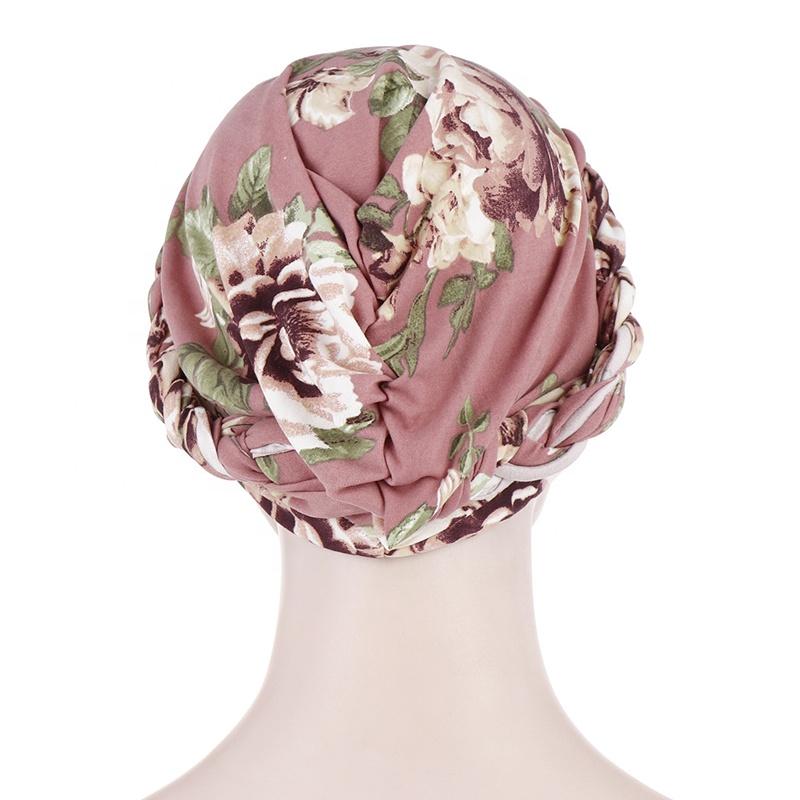 Muslims knit Arab women's printed hat