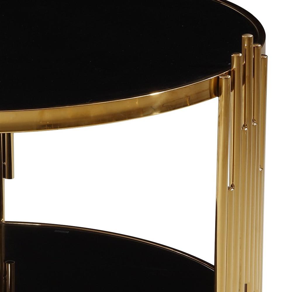 Modern top gold stainless steel Thailand coffee table