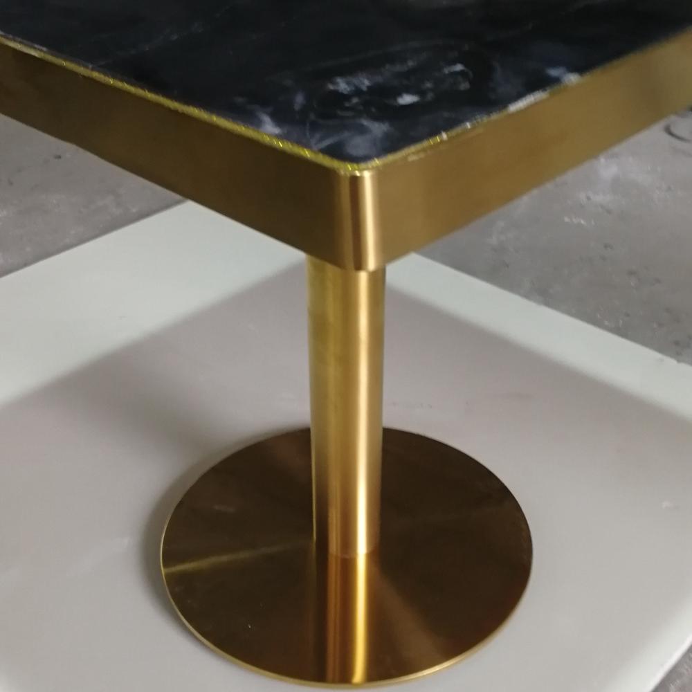 Metal bracket marble Thailand coffee table