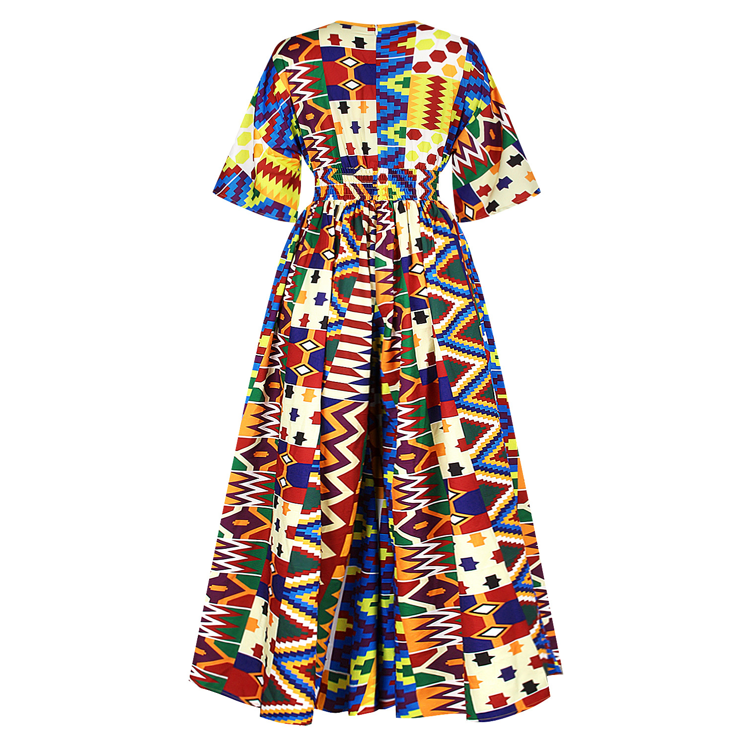 Puzzle Autumn Lady's Latest African Dress