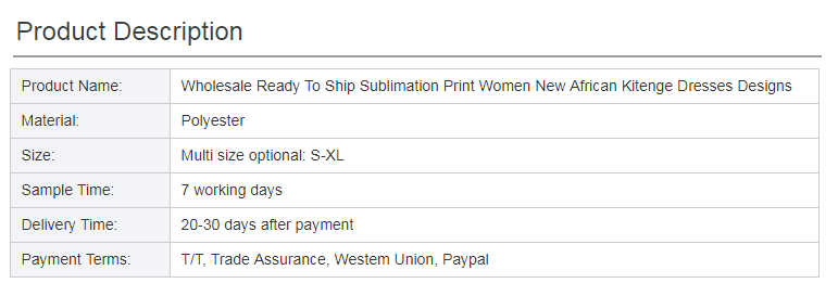 Wholesale Ready To Ship Sublimation Women New African kenre slim Print Kitenge Designs lastest clothing fashion Dress