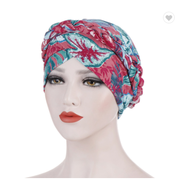 Muslims knit Arab women's printed hat