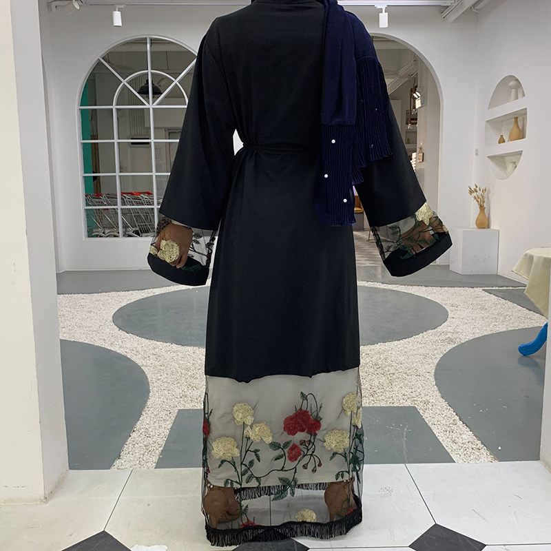 Arabian dubai stitching embroidery robes