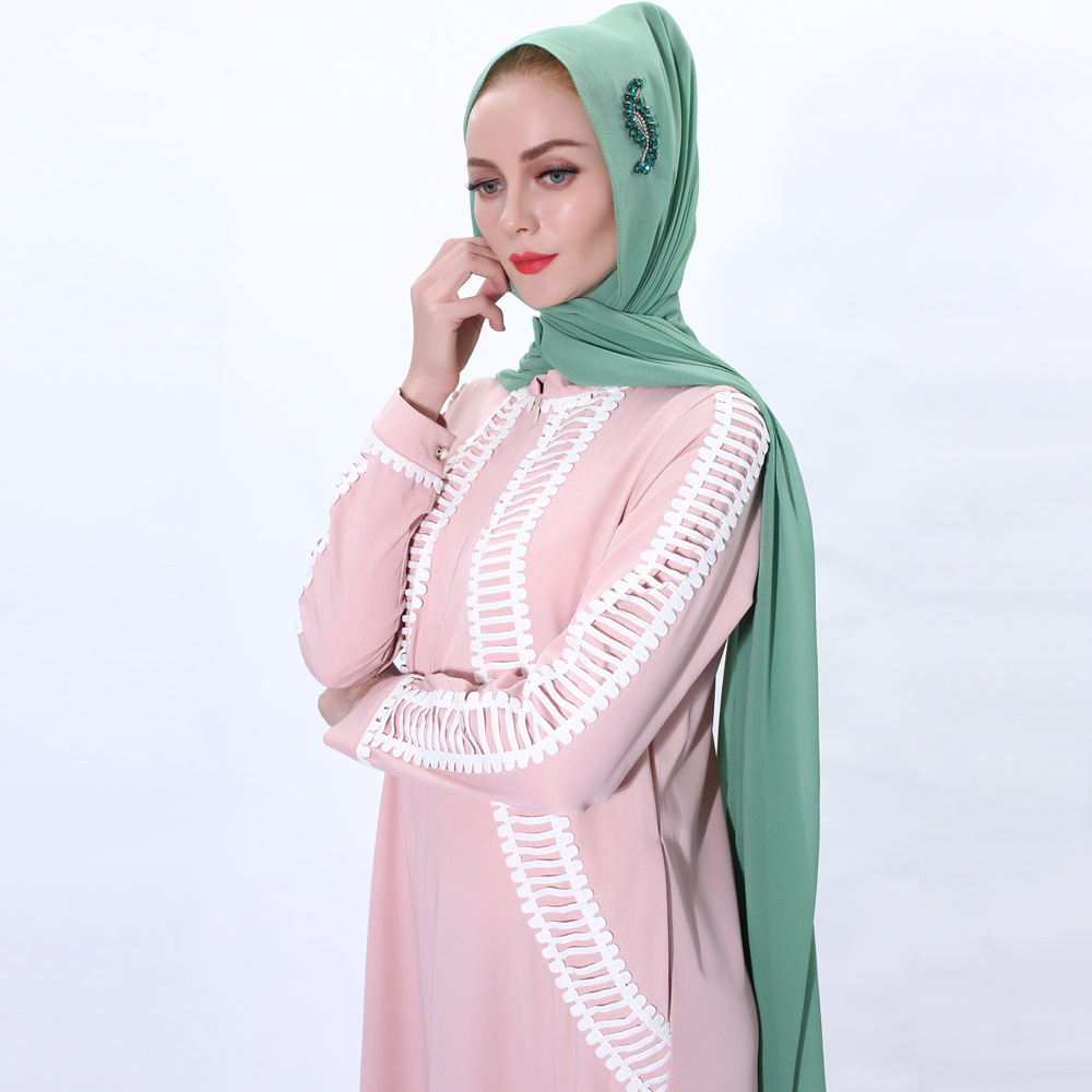 Saudi Arabia loose plus-size ankle-length dress