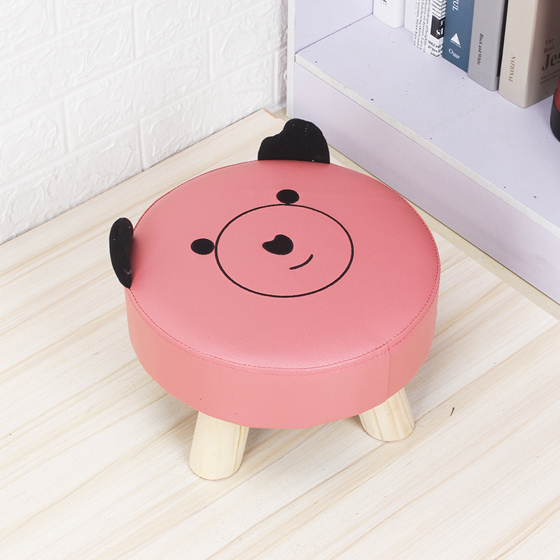 Promotional gift home decor wooden four-legged stool
