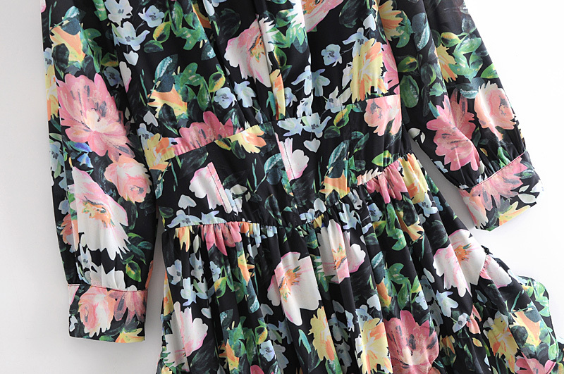 Europe and the United States new couture show thin restoring ancient ways falbala mini dress