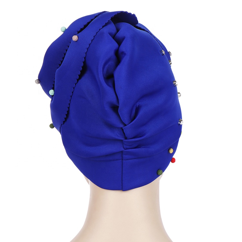 Wholesale oversized flower candy colored beaded Arab women's hats
