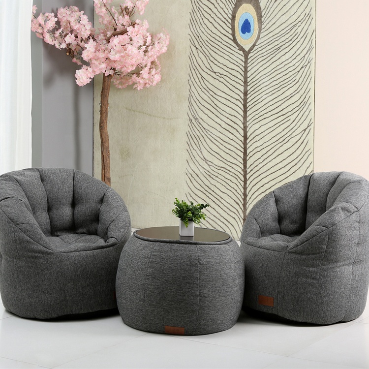 Special modern appearance bean bag cover living room sofa