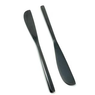 Black stainless steel Southeast Asian knife