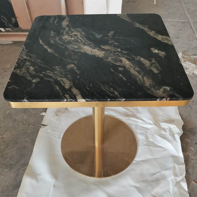 Metal bracket marble Thailand coffee table