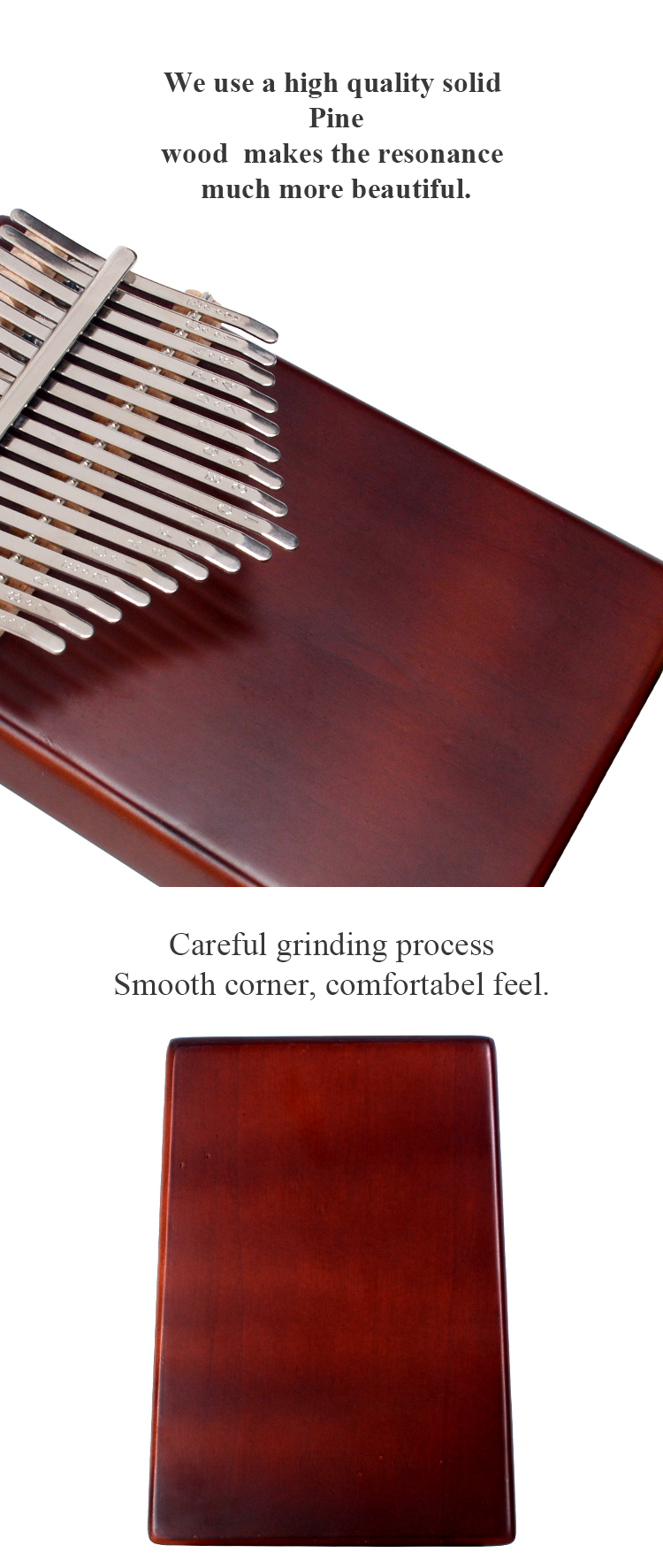 Ready to ship 17 keys elementary African thumb piano