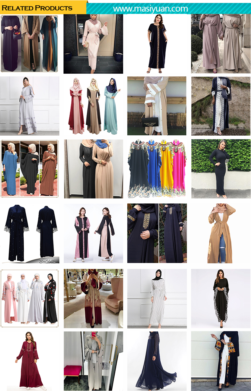 Turkish robe kimono long sleeve fashion boutique print swing skirt