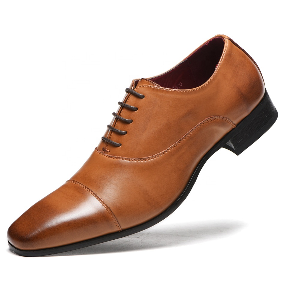 2020 Christmas present fashionable Middle Eastern men's leather shoes