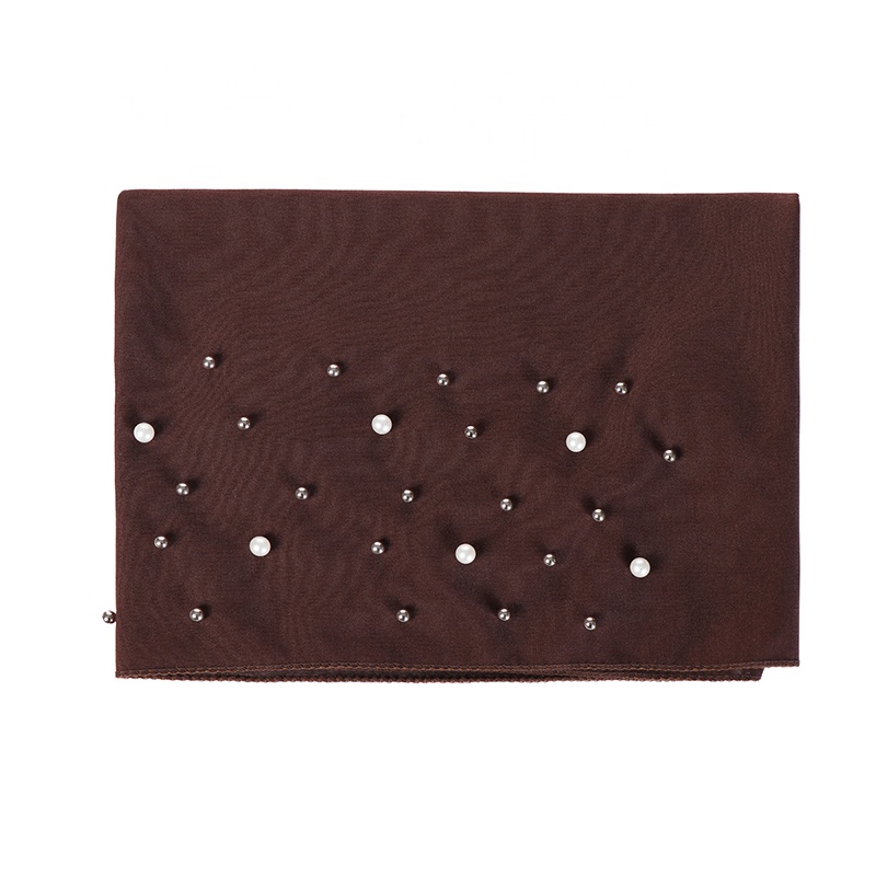 Plain pearl Arab women's cotton hat
