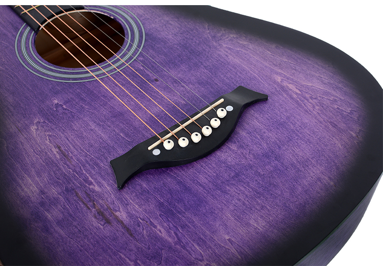 Wholesale solid 38 inches Africa acoustic guitar