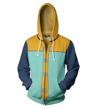 Custom 3D printing African men's hooded 